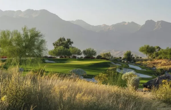 a view of lake with mountain