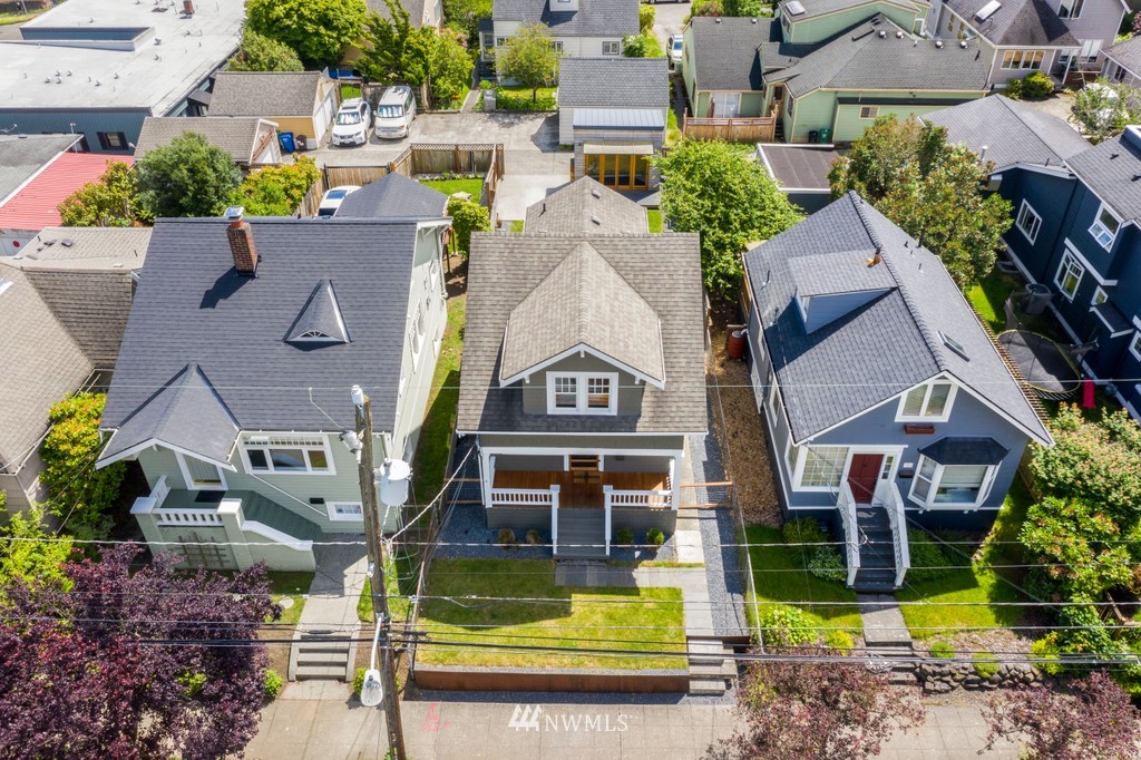 767 North 75th Street Seattle, WA 98103 - Photo 20 of 25 an aerial view of a house