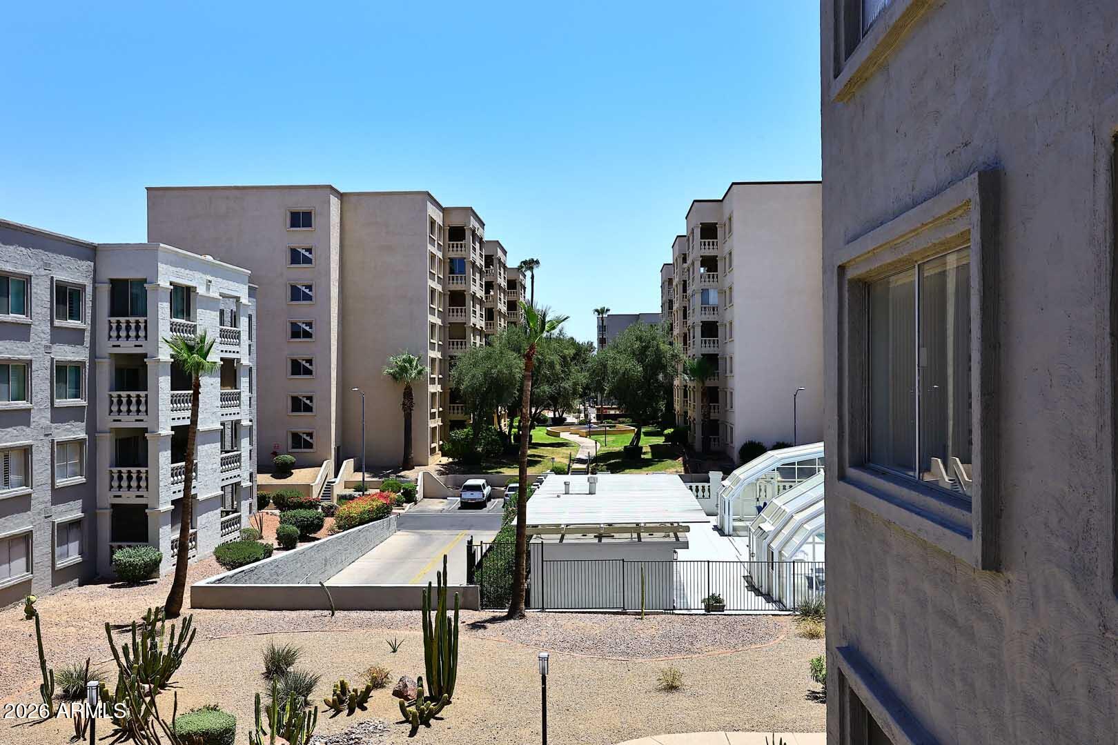 7860 East Camelback Road, Unit 309 Scottsdale, AZ 85251 - Photo 33 of 48 Covered Balcony-View