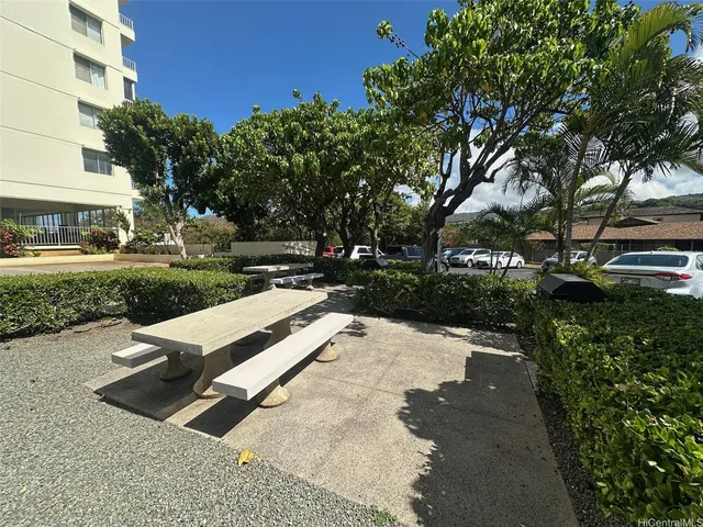 a view of a city with tall buildings