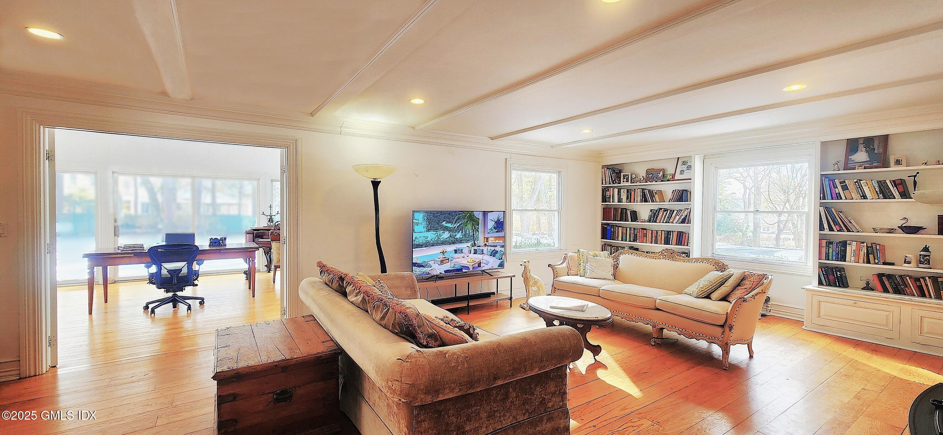 85 Cutler Road Greenwich, CT 06831 - Photo 9 of 38 Living Room To Family Room