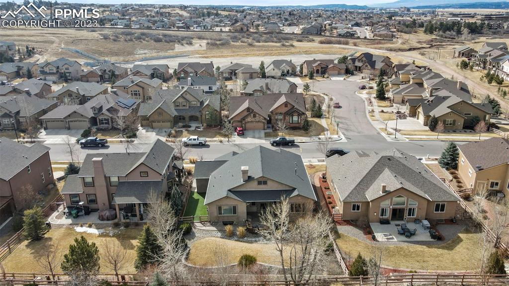 1118 Spectrum Loop Colorado Springs, CO 80921 - Photo 29 of 30 an aerial view of a house with a ocean view