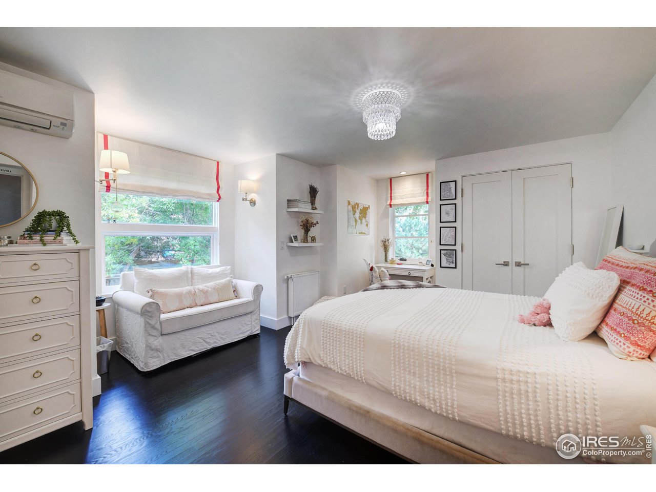 2115 Linden Avenue Boulder, CO 80304 - Photo 24 of 40 a bedroom with a bed window and a dresser