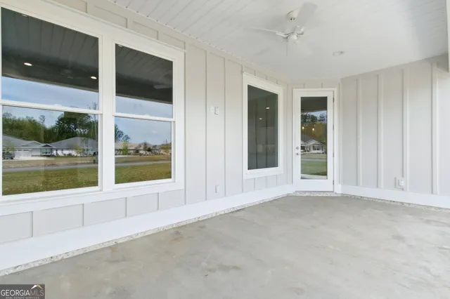a view of swimming pool with outdoor space and seating area