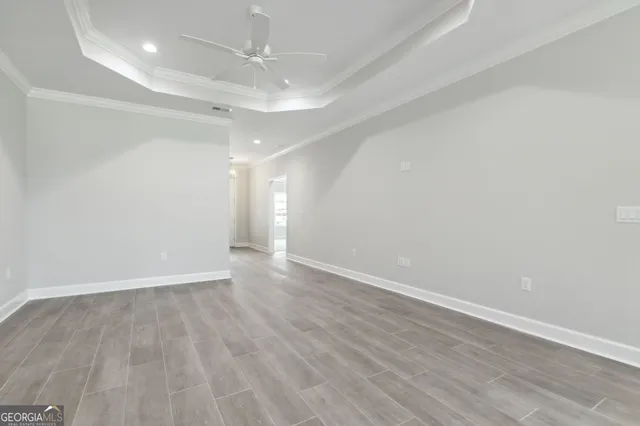wooden floor in an empty room