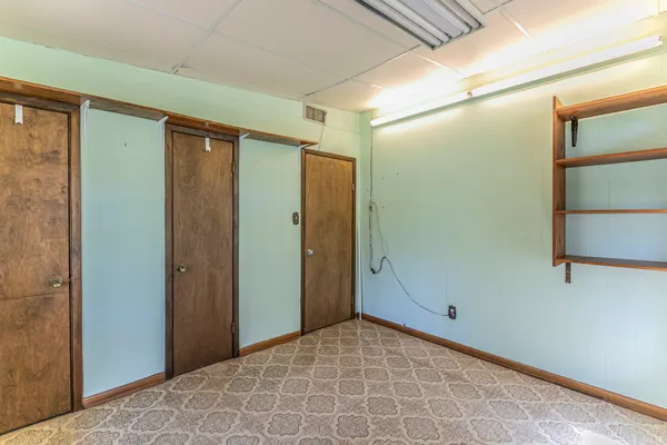 a view of empty room