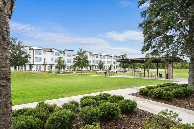 a view of building with outdoor space