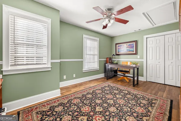 wooden floor in an empty room