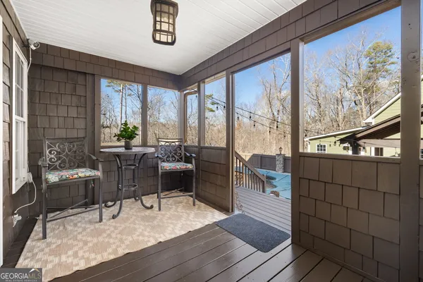 a view of outdoor space with trees