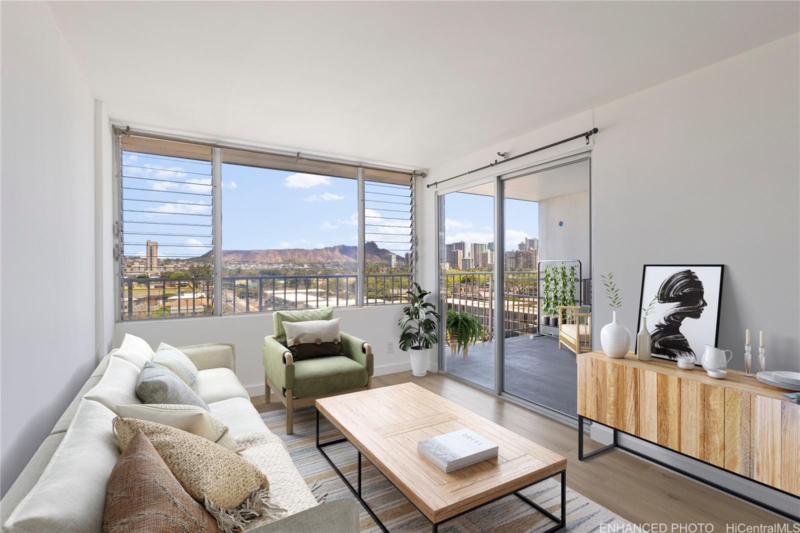 2542 Date Street, Unit 501 Honolulu, HI 96826 - Photo 11 of 24 Enhanced photo-- Virtual Staged