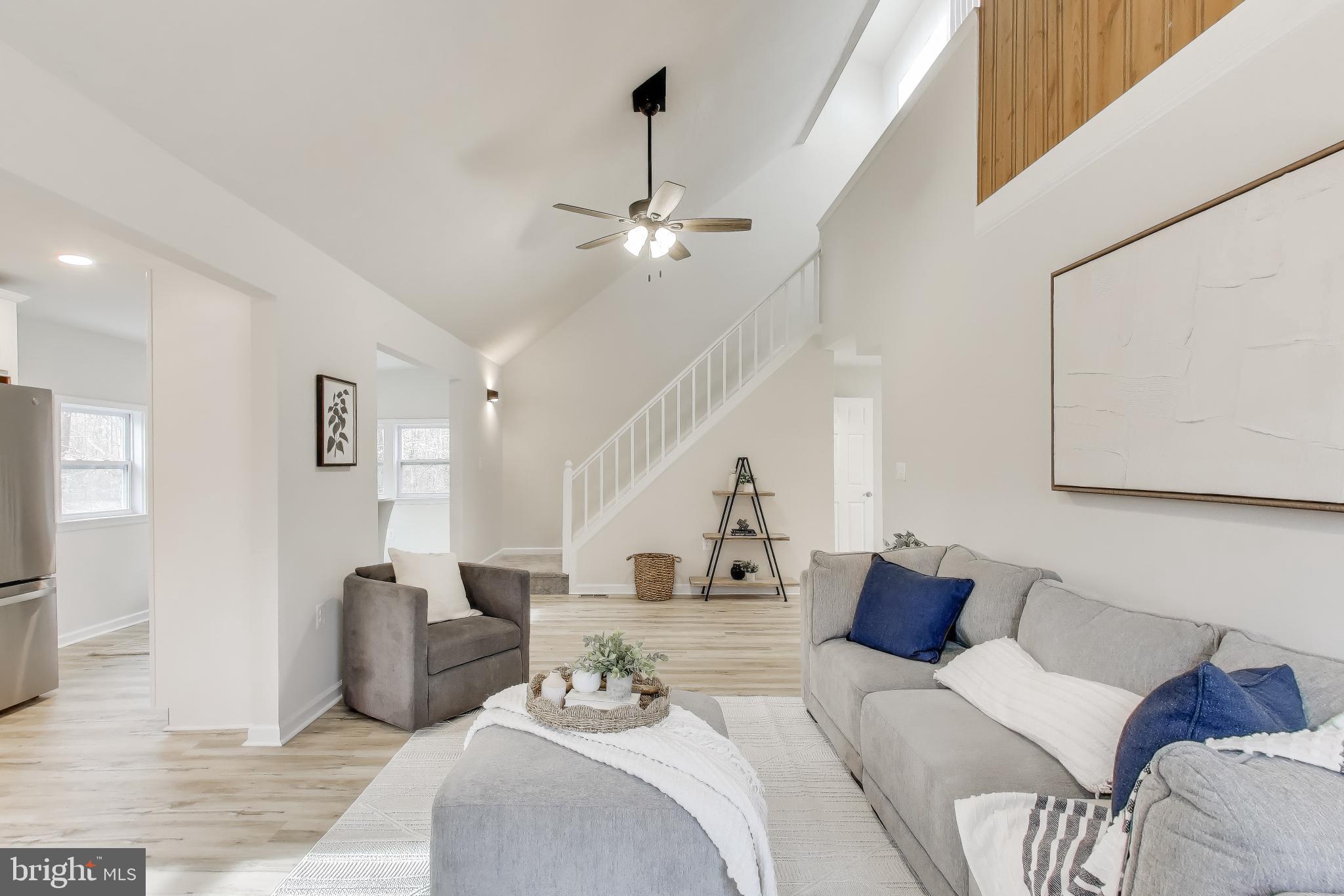 8680 Cooksey Road La Plata, MD 20646 - Photo 5 of 44 Living Room with Vaulted Ceilings