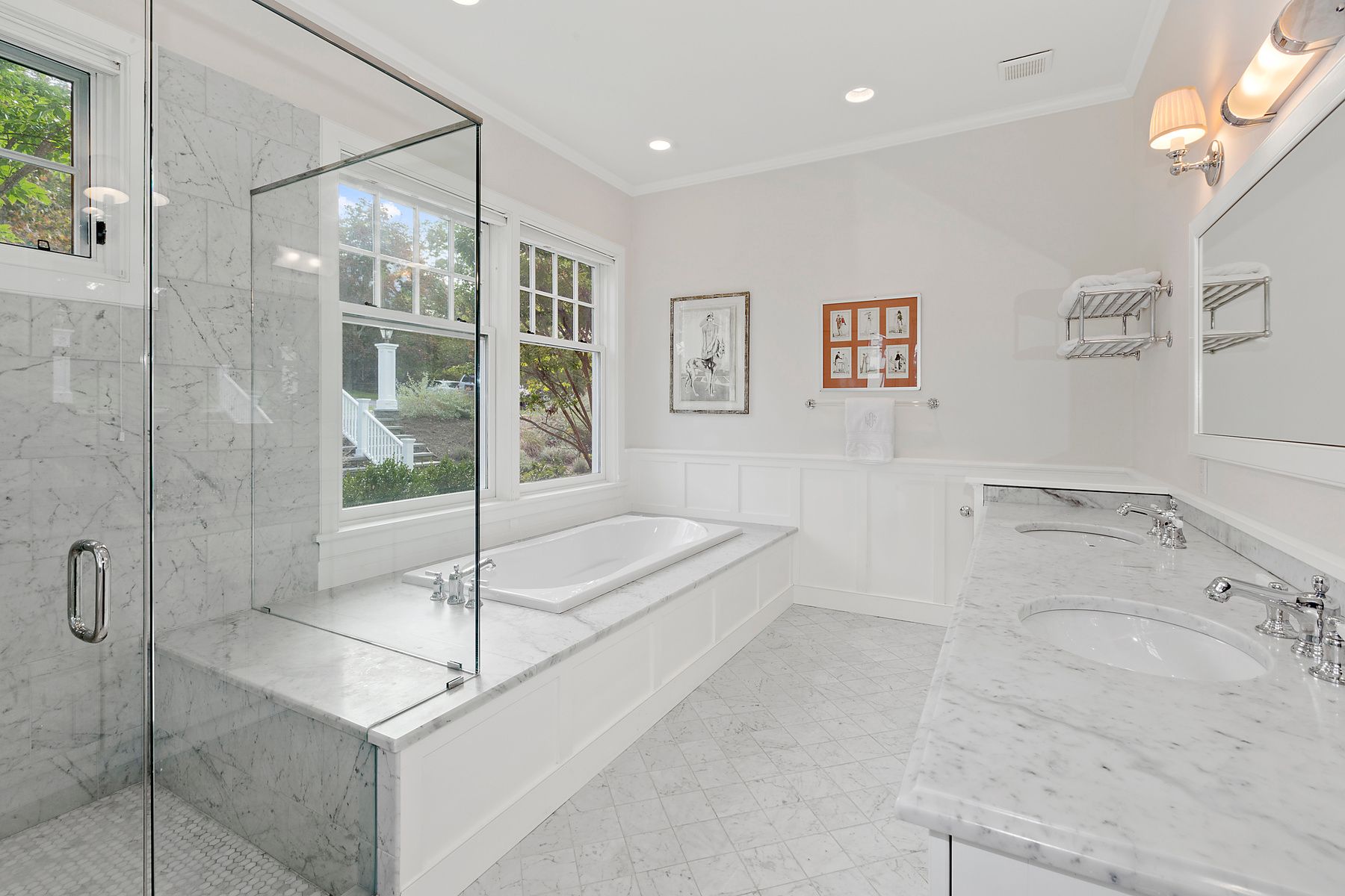 182 Springy Banks Road East Hampton, NY 11937 - Photo 4 of 12 a bathroom with a tub and a shower
