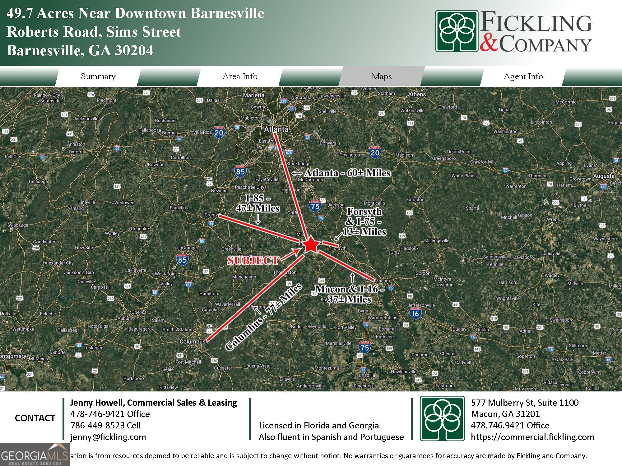 0 Roberts Road Barnesville, GA 30204 - Photo 4 of 6 a picture of city view