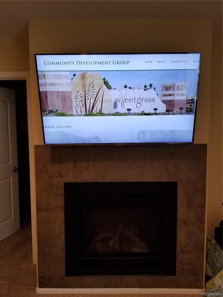 3268 Raintree Lane Dacono, CO 80514 - Photo 15 of 35 a close view of fireplace