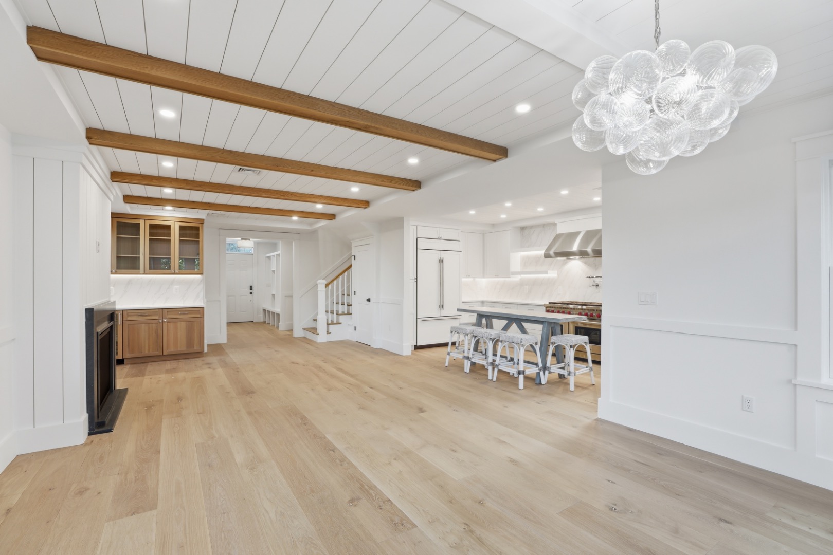 6 Mariner Way Nantucket, MA 02554 - Photo 4 of 31 a large room with chandelier fan and windows