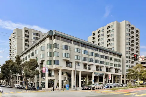 a front view of a building