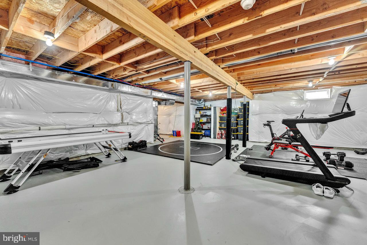 125 Roxboro Road Lawrenceville, NJ 08648 - Photo 32 of 42 High Ceiling Unfinished Basement
