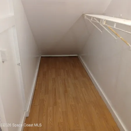 a view of wooden floor