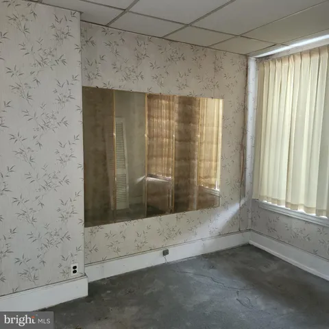 a view of a window in a room