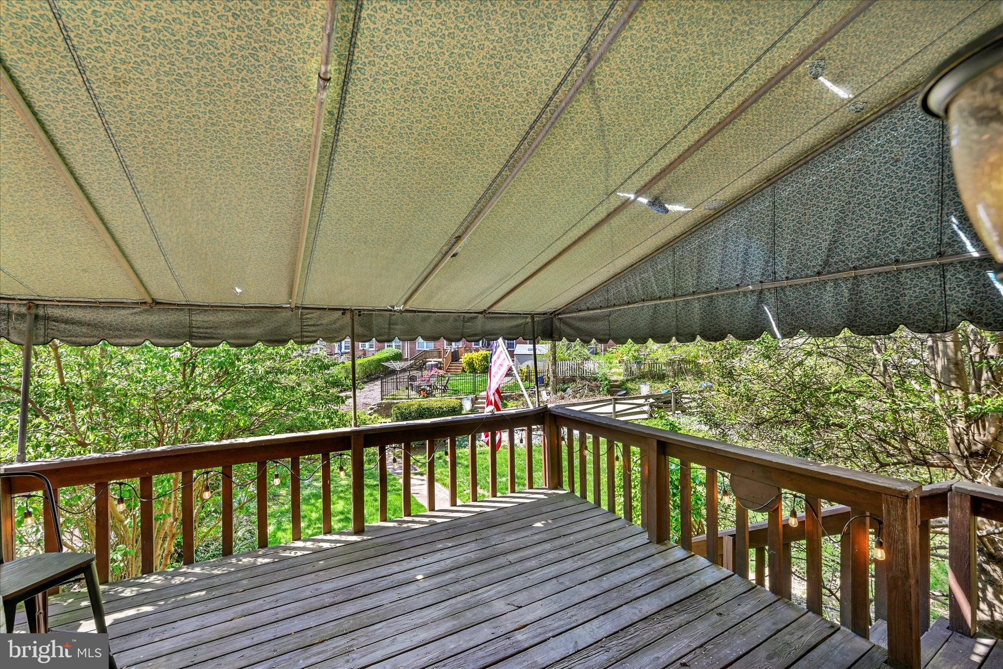 7220 Lanark Road Baltimore, MD 21212 - Photo 23 of 28 a view of a balcony with wooden floor