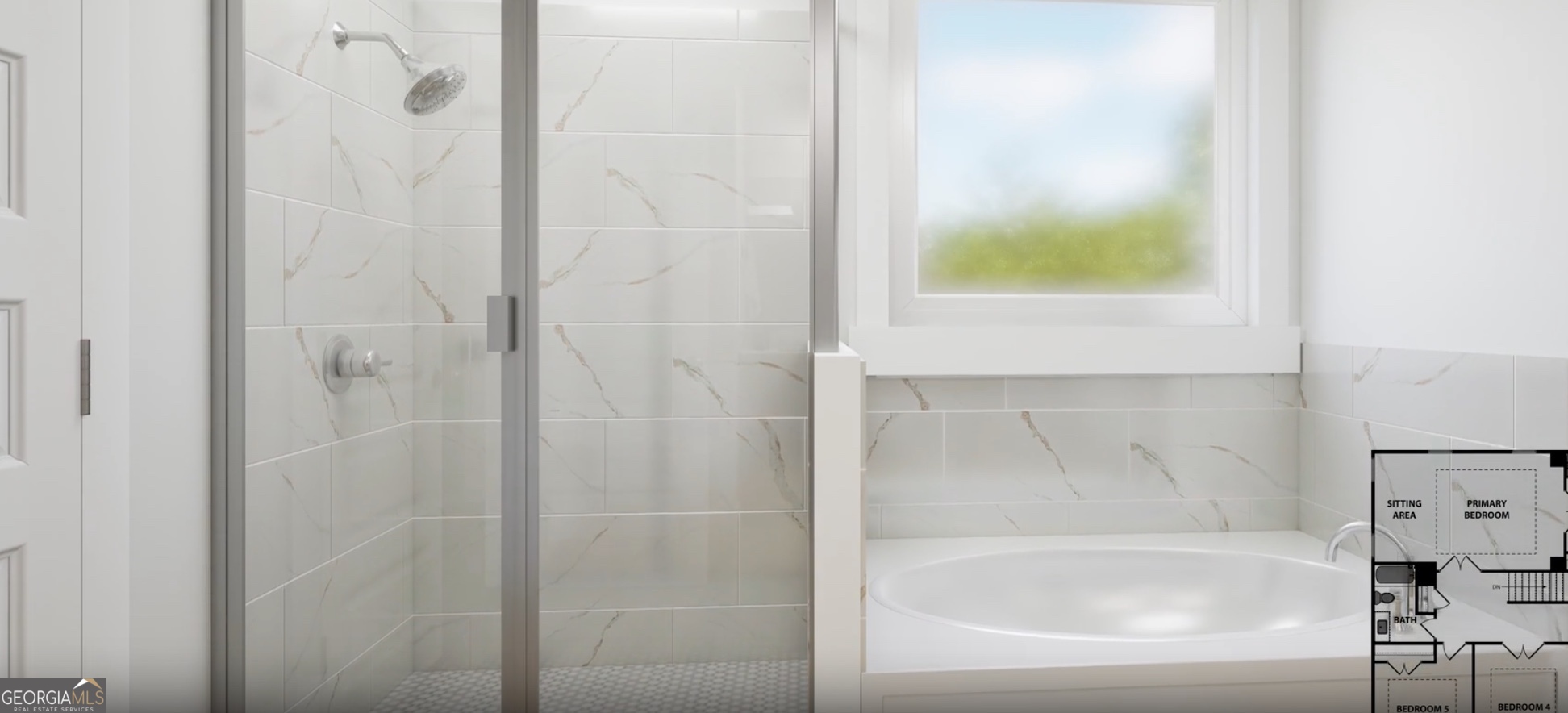 1237 Trombone Way, Unit 11 McDonough, GA 30252 - Photo 16 of 23 a close up of a bathtub door