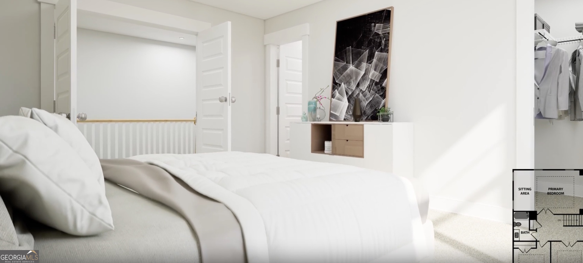 1237 Trombone Way, Unit 11 McDonough, GA 30252 - Photo 22 of 23 a bedroom with a bed and a window