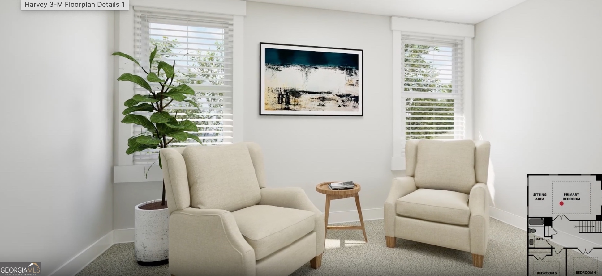 1237 Trombone Way, Unit 11 McDonough, GA 30252 - Photo 9 of 23 a living room with furniture and a potted plant