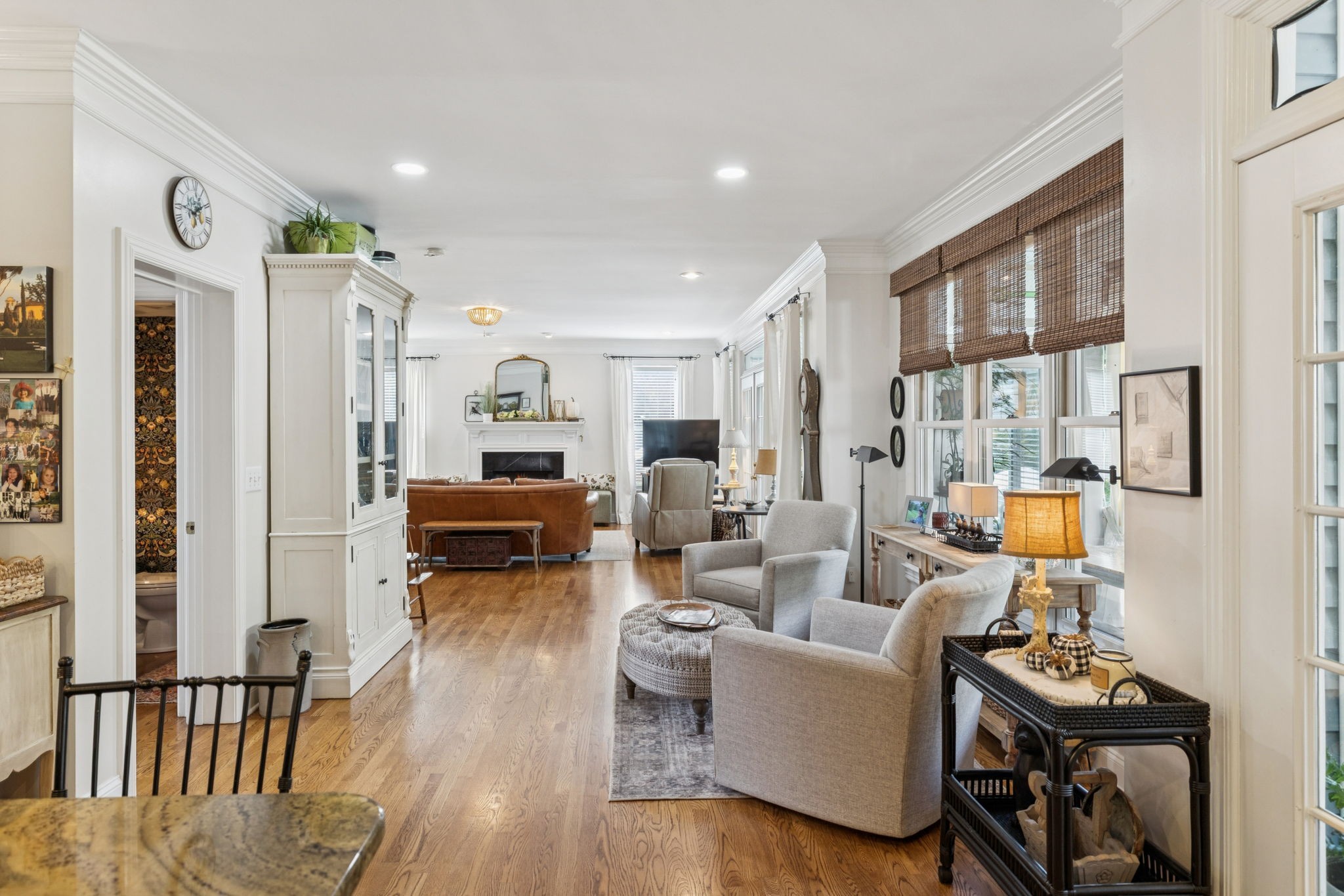 1909 Dr Robinson Rd Spring Hill Thompson's Station, TN 37179 - Photo 24 of 72 a living room with furniture and a wooden floor