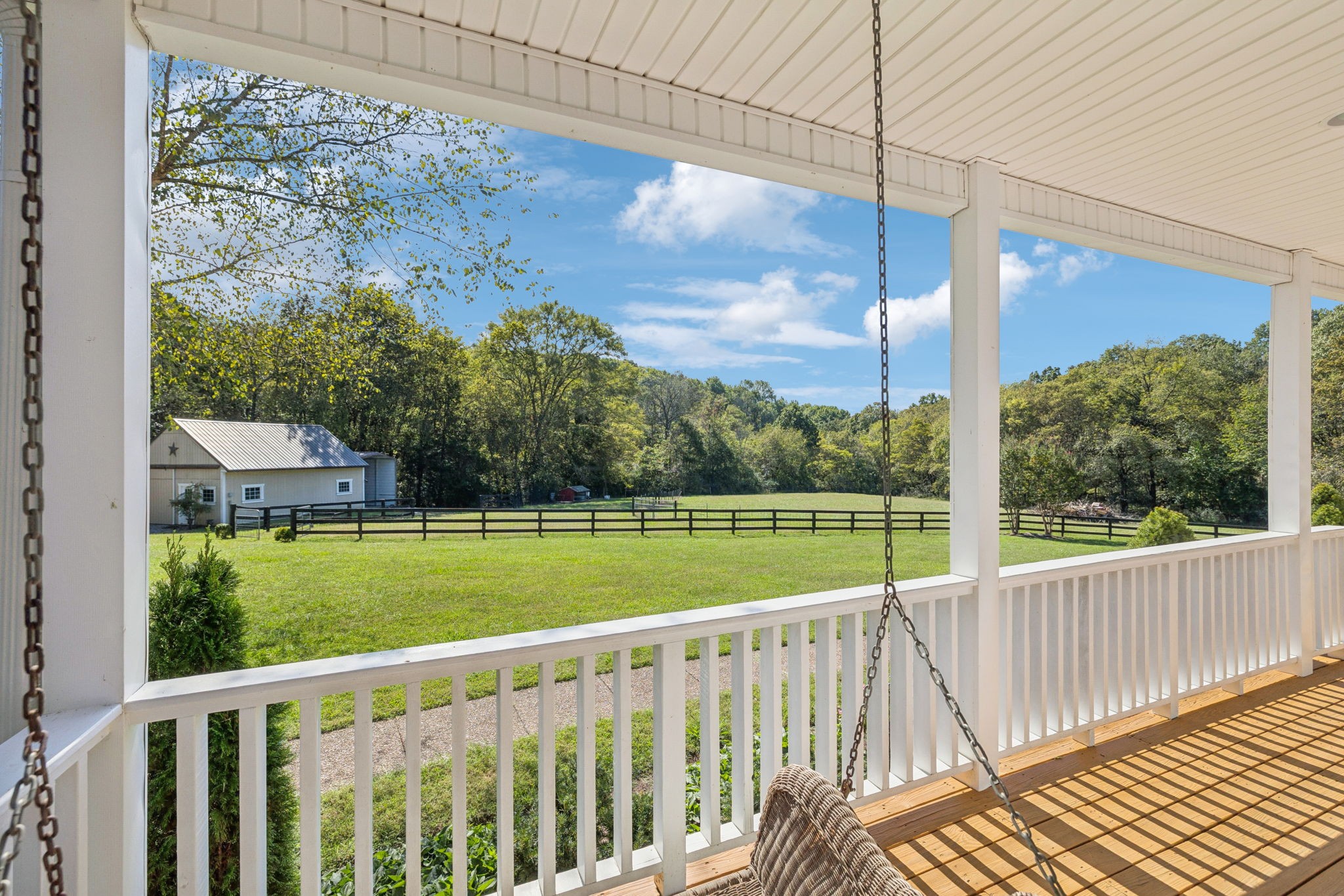 1909 Dr Robinson Rd Spring Hill Thompson's Station, TN 37179 - Photo 3 of 72 a view of a balcony with yard