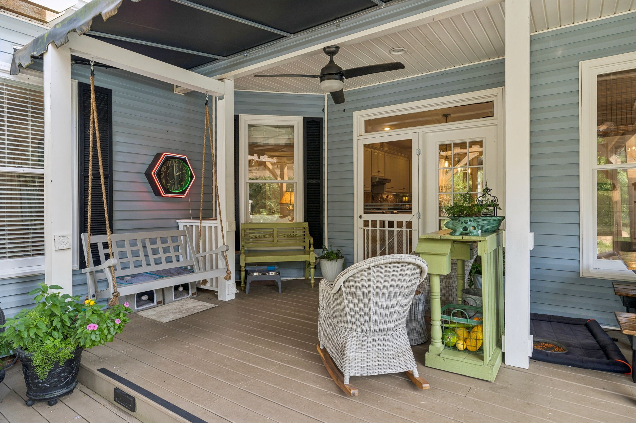 1909 Dr Robinson Rd Spring Hill Thompson's Station, TN 37179 - Photo 51 of 72 a front view of a house with outdoor seating