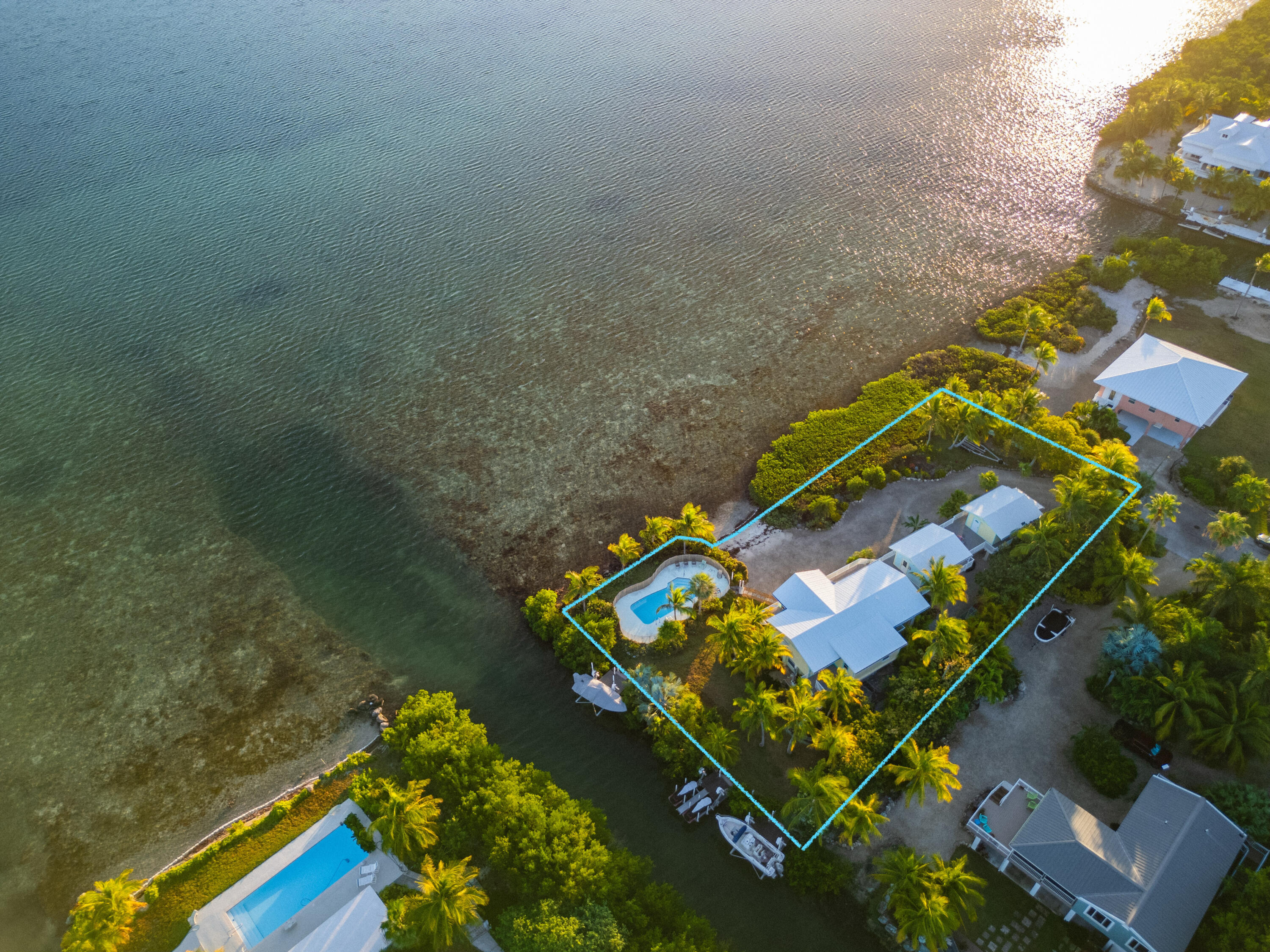 17385 Keystone Road Sugarloaf, FL 33042 - Photo 8 of 74 an aerial view of a house with a swimming pool