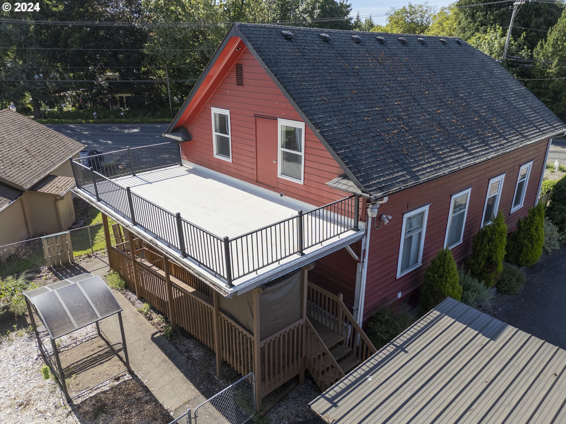 15525 Northeast Caples Road Brush Prairie, WA 98606 - Photo 2 of 40 a view of a house with wooden deck