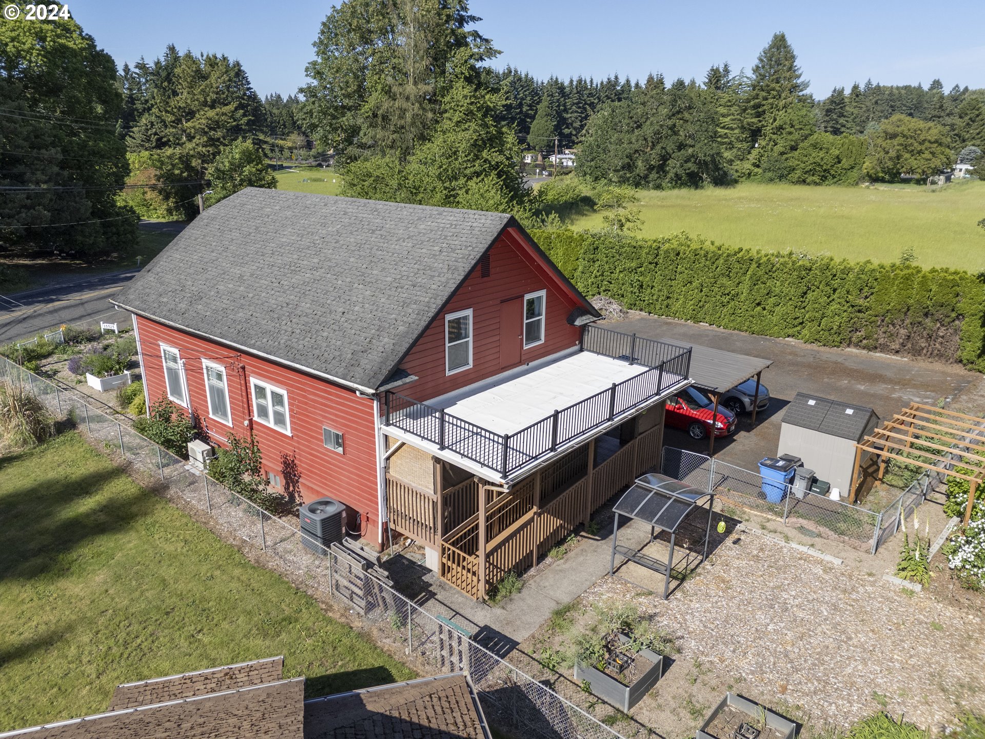 15525 Northeast Caples Road Brush Prairie, WA 98606 - Photo 35 of 40 a view of a house with a yard