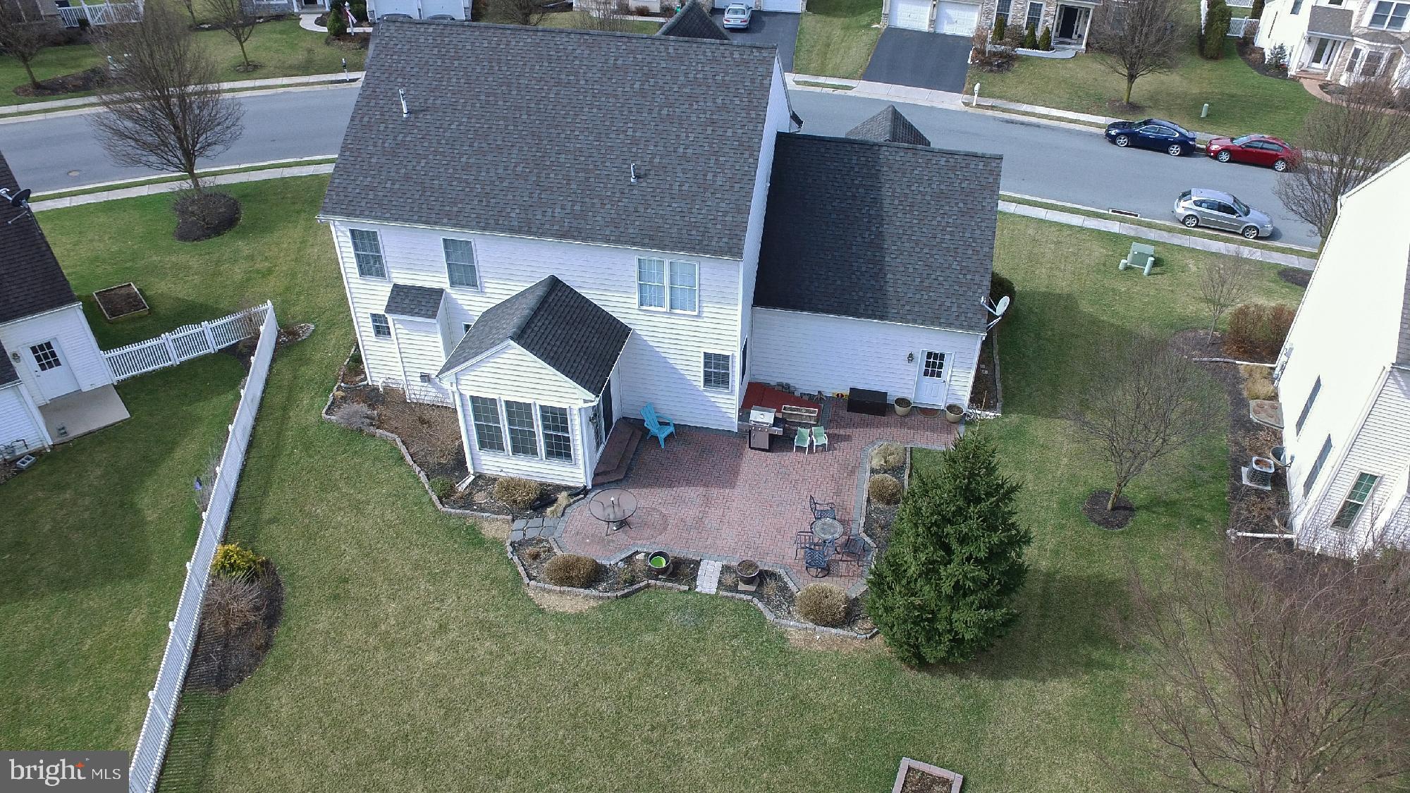 309 Bloomfield Drive Lititz, PA 17543 - Photo 48 of 50 Overhead of Rear of home with brick patio