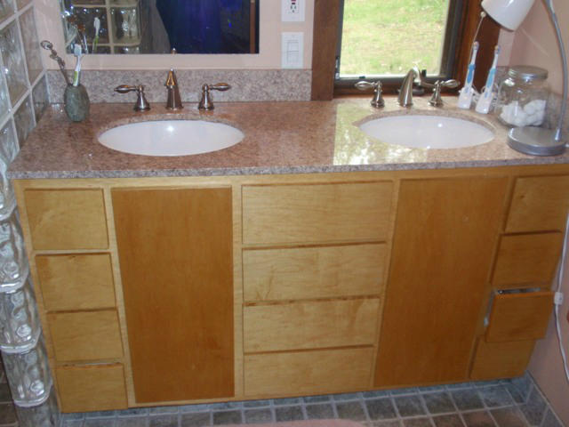 5 Smith Road Sandisfield, MA 01255 - Photo 16 of 38 a bathroom with a sink and a mirror