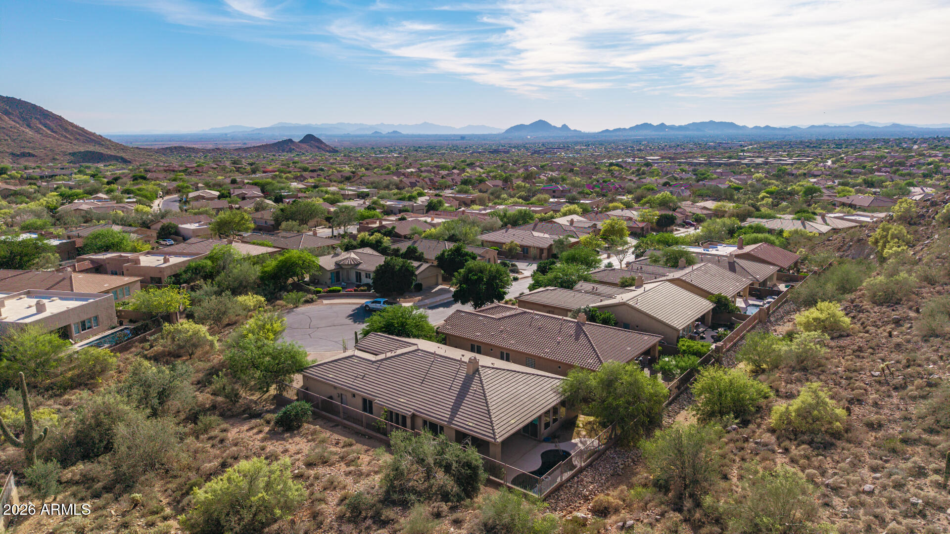 14146 East Coyote Road Scottsdale, AZ 85259 - Photo 36 of 40 a view of a city with a mountain