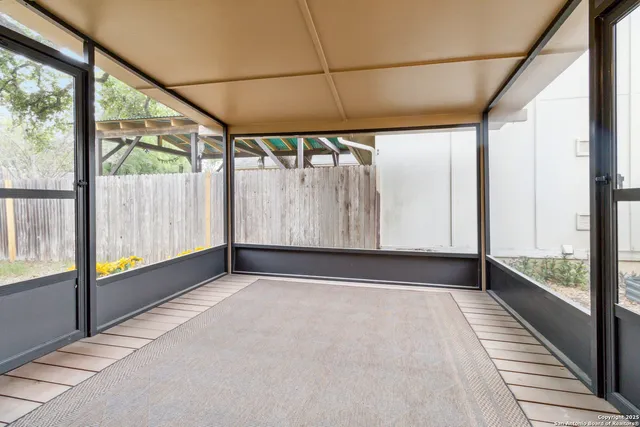 a view of front door