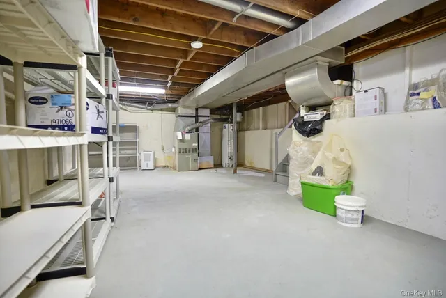 a view of storage and utility room
