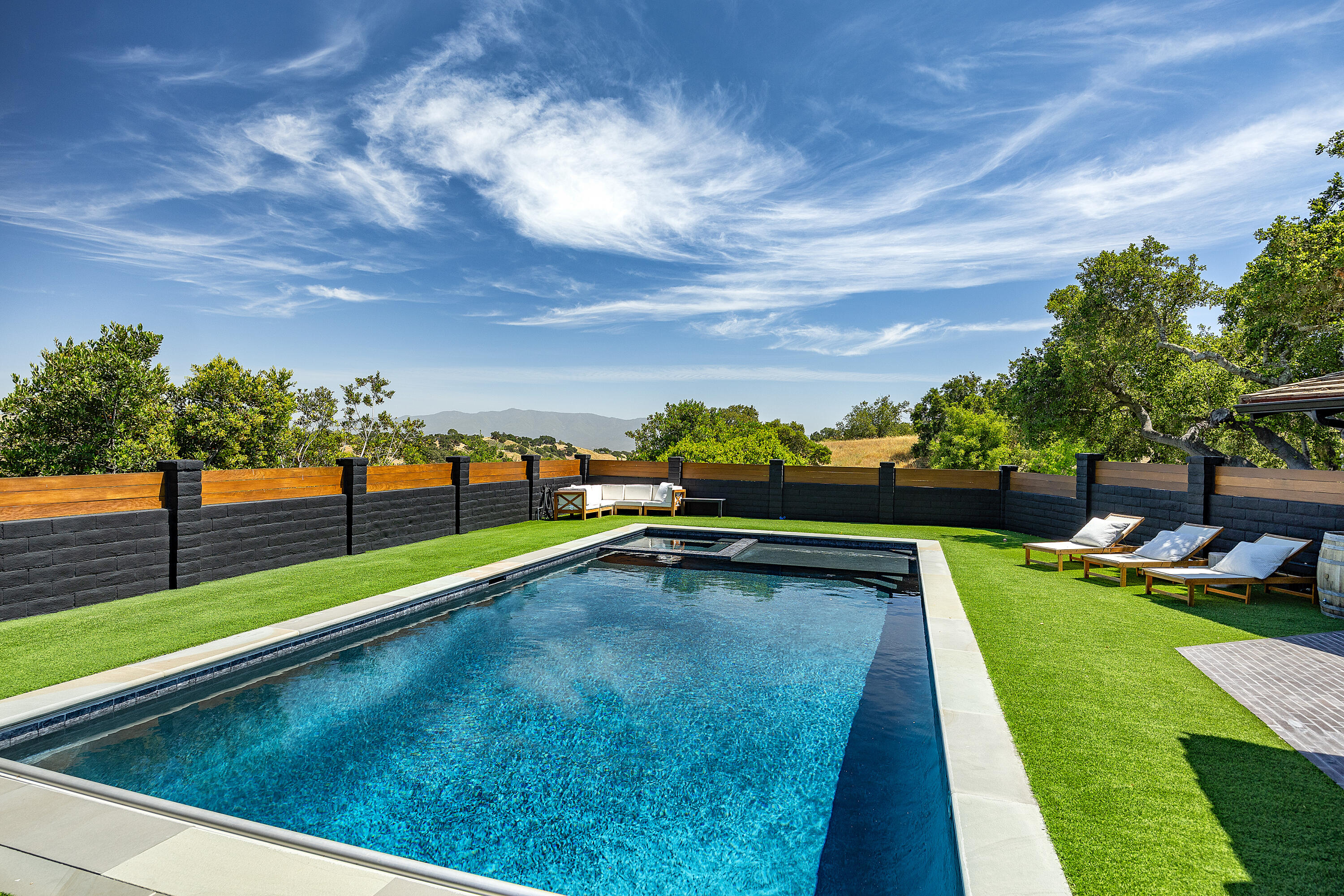 4001 Long Valley Road Santa Ynez, CA 93460 - Photo 11 of 43 a view of swimming pool with an outdoor seating