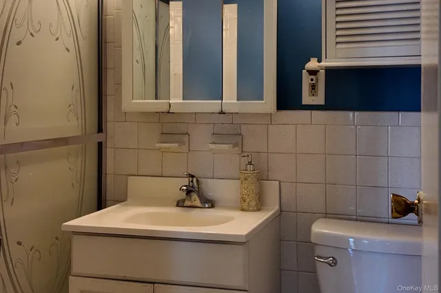 a view of a bathroom