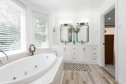 a bedroom with furniture and a couch