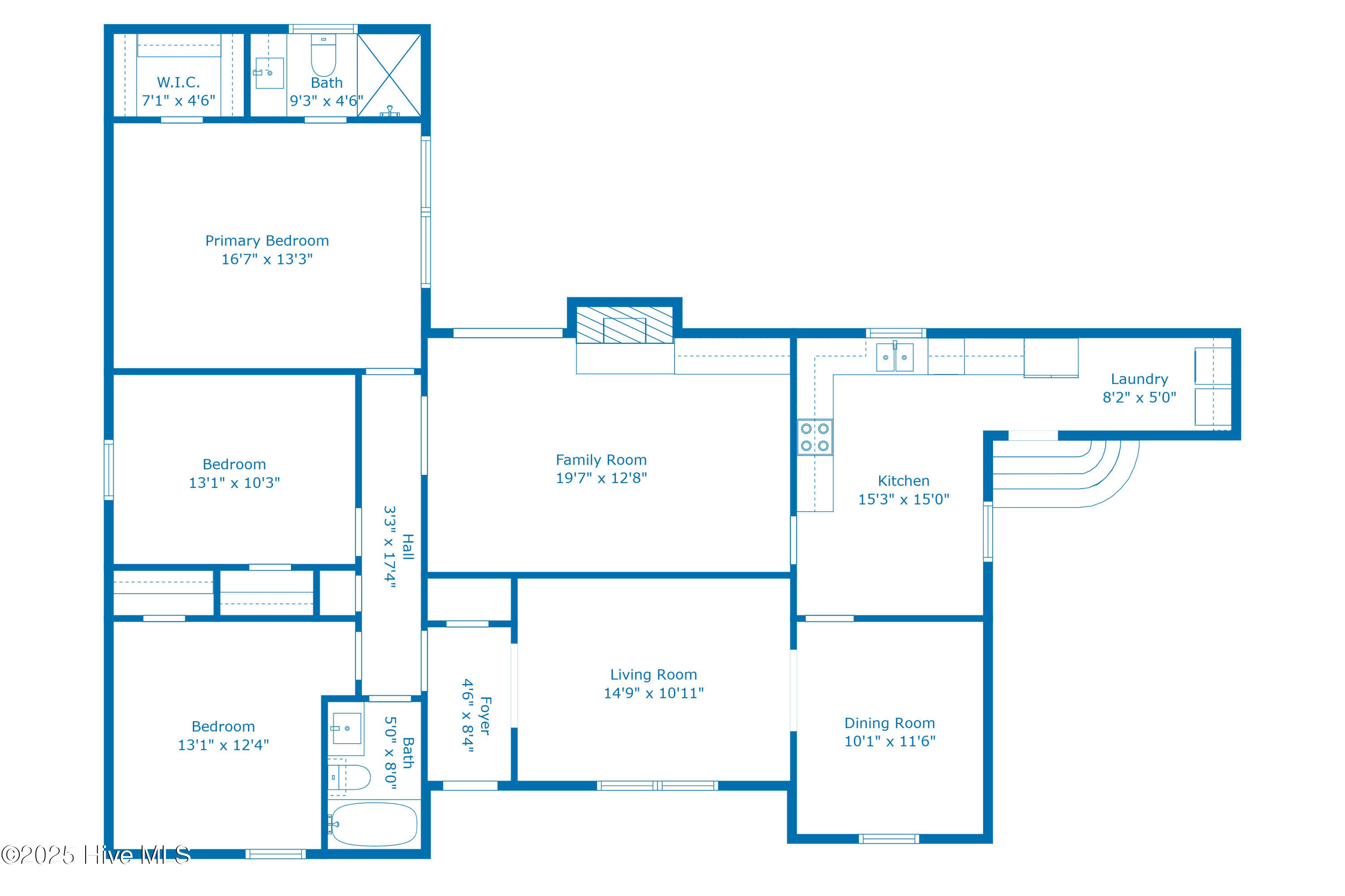 311 Prince Road Greenville, NC 27858 - Photo 52 of 52 Main Level Floor plan of 311 Prince Rd