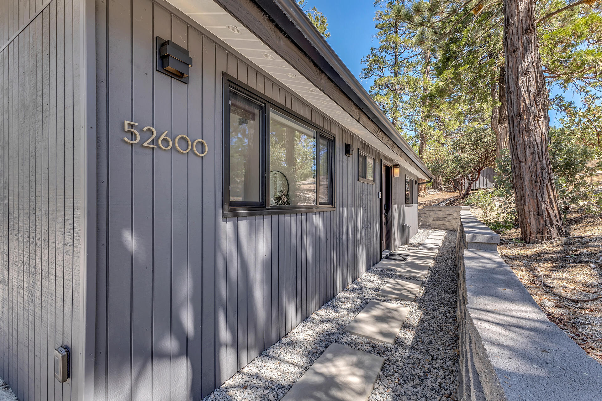52600 Double View Drive Idyllwild, CA 92549 - Photo 14 of 75 a view of a house with wooden fence