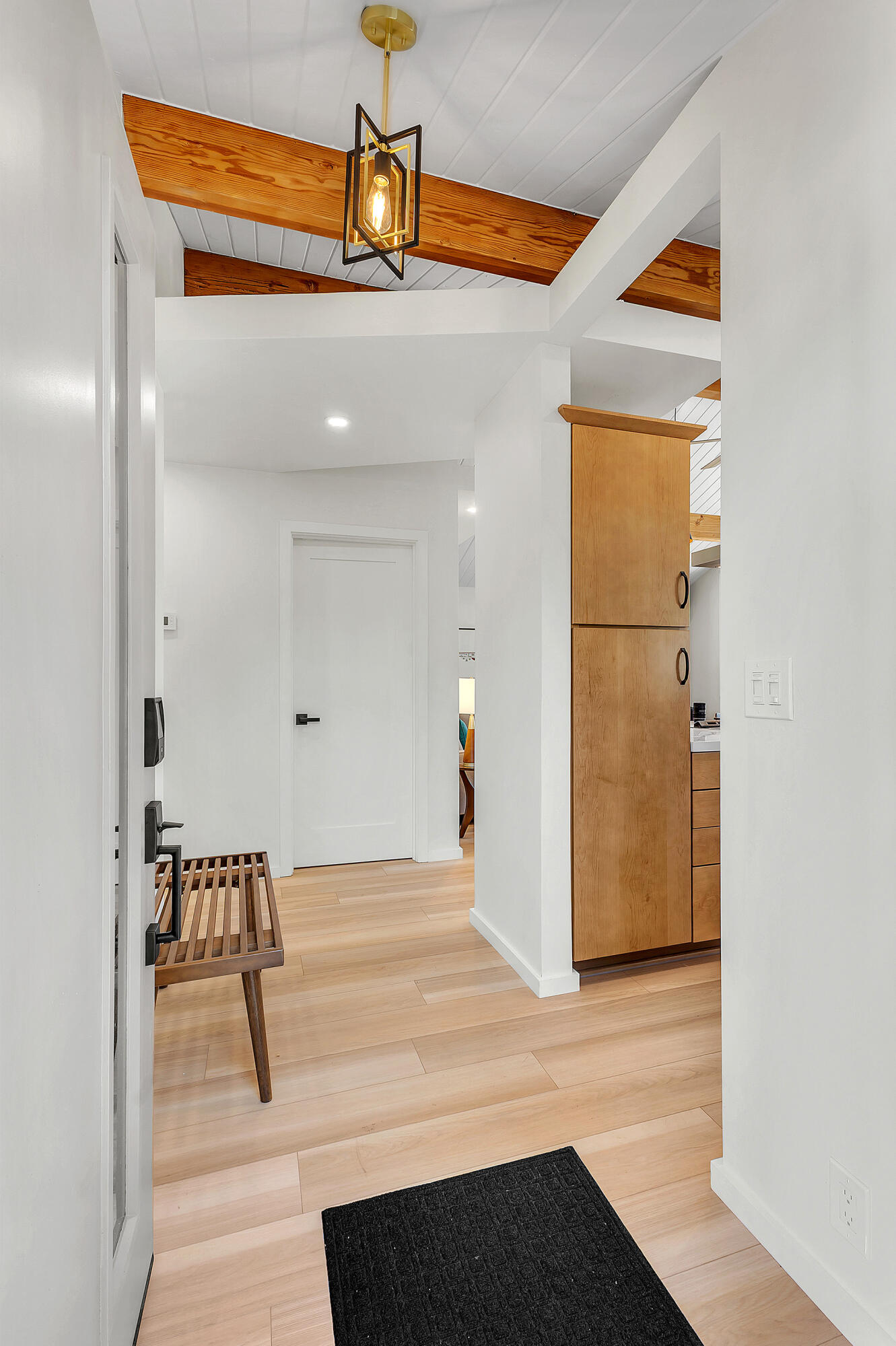 52600 Double View Drive Idyllwild, CA 92549 - Photo 16 of 75 a view of a livingroom with furniture and wooden floor
