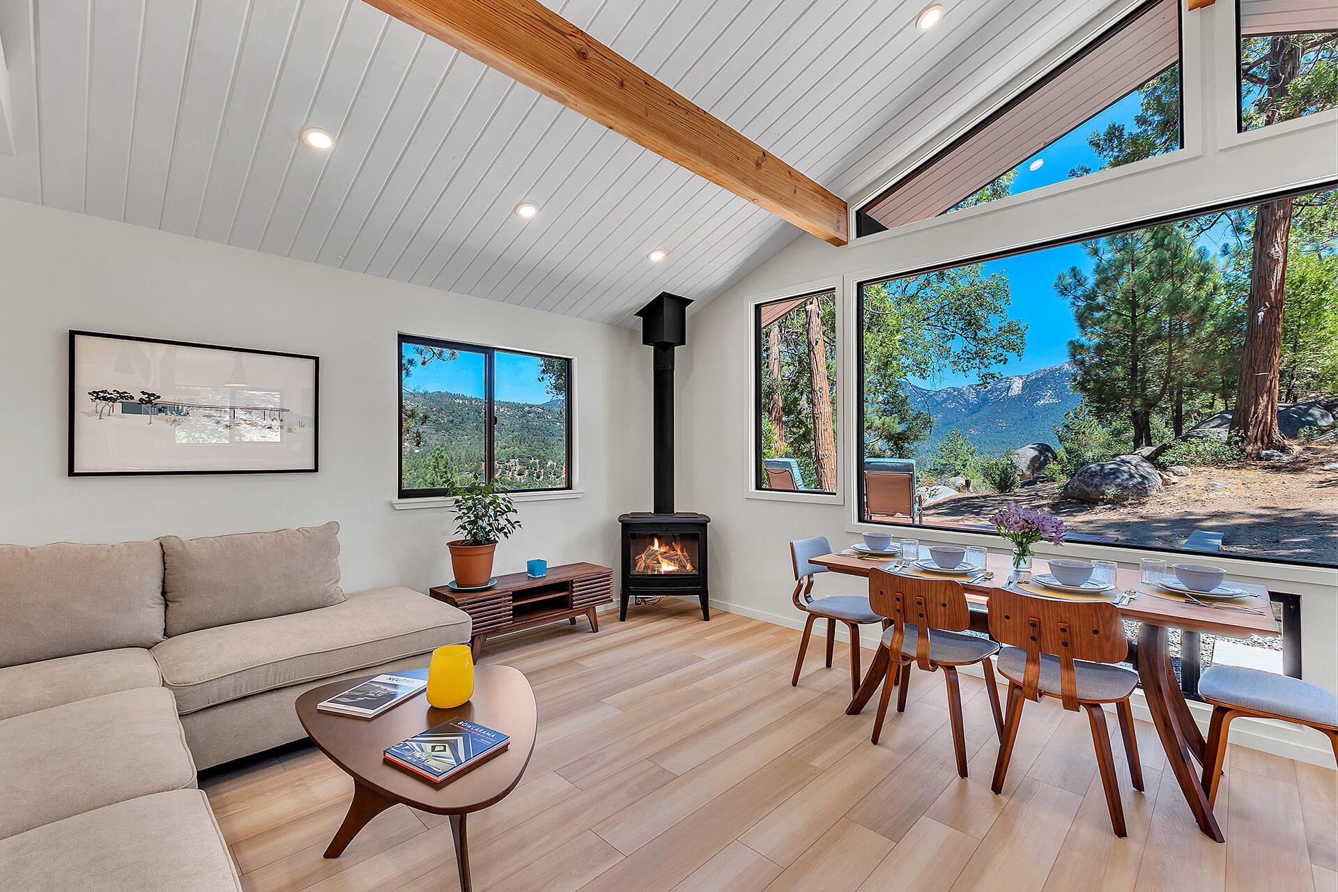 52600 Double View Drive Idyllwild, CA 92549 - Photo 20 of 75 a living room with furniture and a large window
