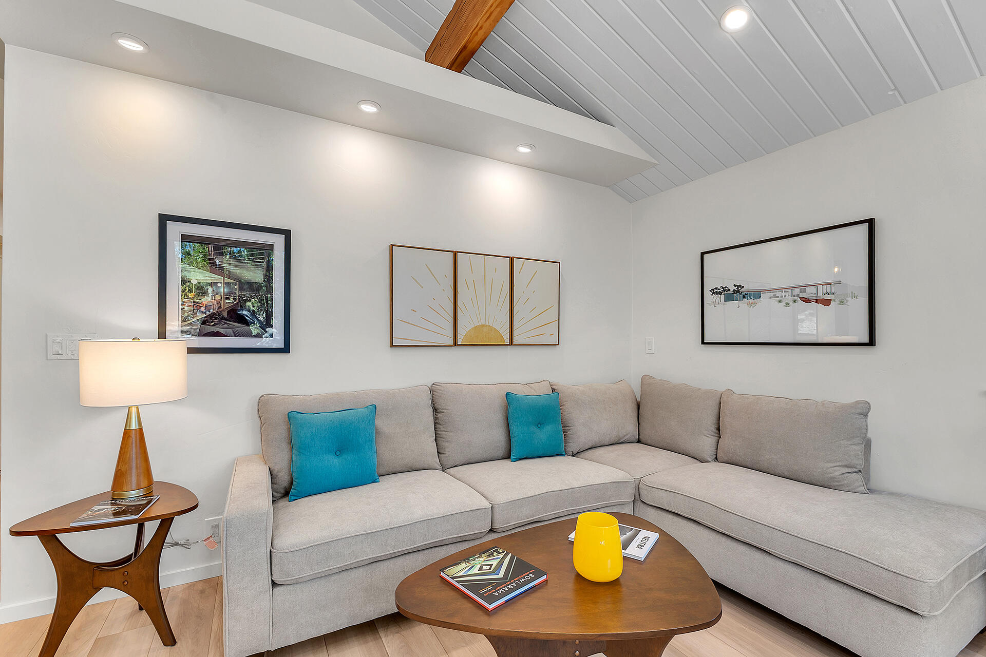 52600 Double View Drive Idyllwild, CA 92549 - Photo 27 of 75 a living room with furniture and a lamp