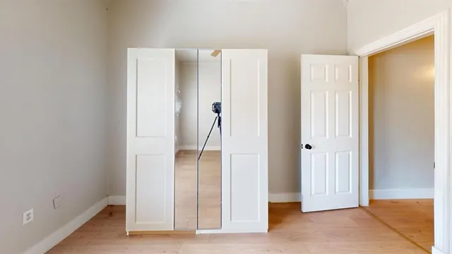 a view of front door with hallway