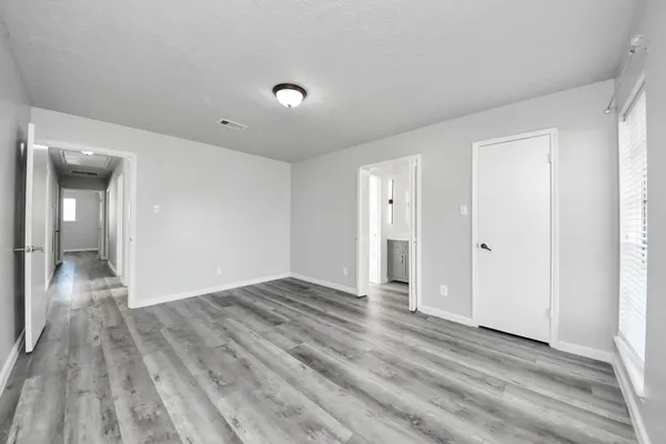 wooden floor in an empty room