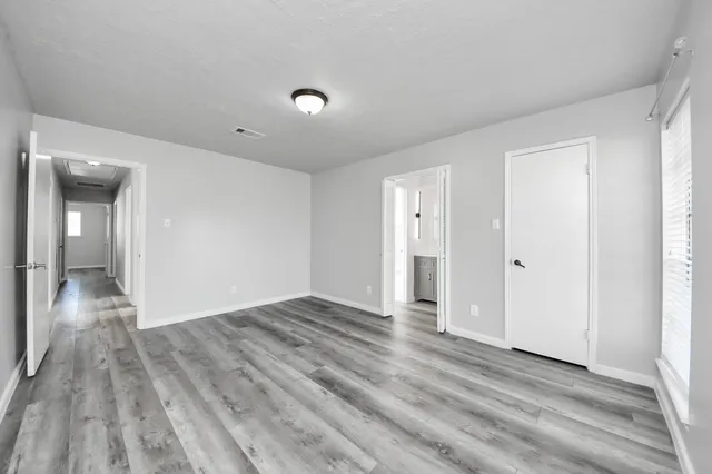 wooden floor in an empty room