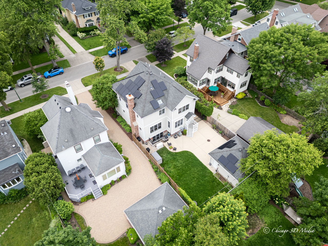 306 17th Street Wilmette, IL 60091 - Photo 5 of 48 an aerial view of residential houses with outdoor space